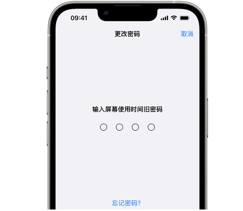 顺德iPhone屏幕维修分享iPhone屏幕使用时间密码忘记了怎么办 