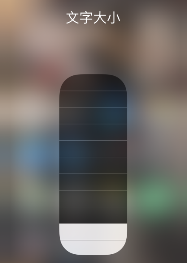 顺德苹果手机维修分享小技巧：在 iPhone 控制中心快速调节字体大小 